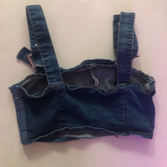 Denim top L - Picture 2 of 3